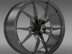 lamborghini aventador roadster rim 3D Model