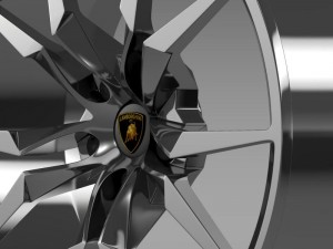 lamborghini aventador roadster rim 3D Model