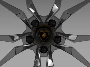 lamborghini aventador roadster rim 3D Model