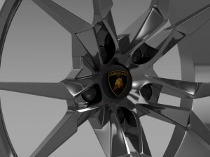 lamborghini aventador roadster rim 3D Model