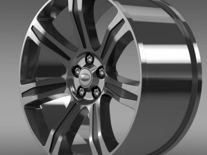 rangerover autobiography black rim 3D Модель