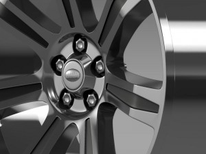rangerover autobiography black rim 3D Модель