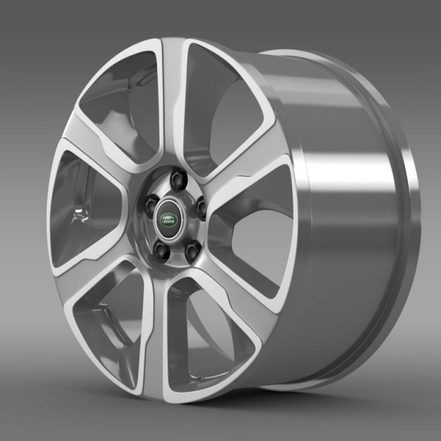 rangerover hybrid rim 3D Model .c4d .max .obj .3ds .fbx .stl .blend 