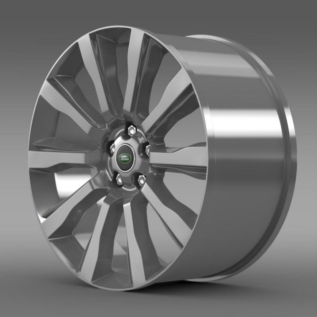 rangerover supercharged rim 3D-Modell .c4d .max .obj .3ds .fbx .stl .blend 