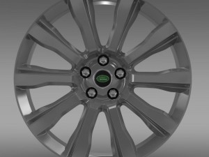 rangerover supercharged rim 3D-Modell