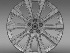 rangerover supercharged rim 3D-Modell