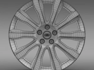 rangerover supercharged rim 3D Model