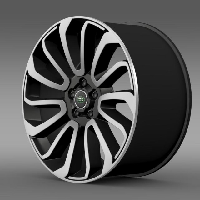 rangerover v8 rim 3D 모델 .c4d .max .obj .3ds .fbx .stl .blend 