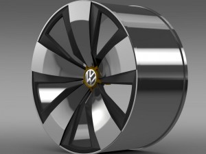 volkswagen beetle dune rim 3D Model