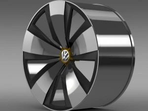 aro da duna do besouro de volkswagen Modelo 3D