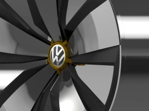 volkswagen beetle dune rim 3D Model