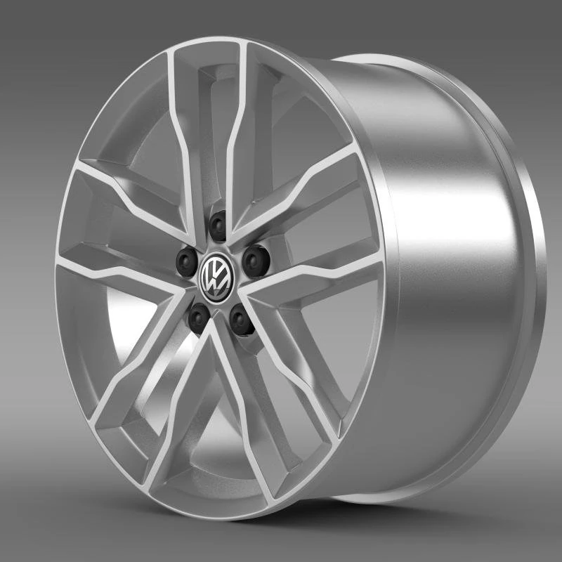volkswagen polo tsi bluemotion rim 3D Model .c4d .max .obj .3ds .fbx .stl .blend
