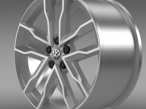 volkswagen polo tsi bluemotion rim Modello 3D