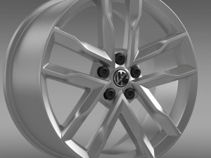 volkswagen polo tsi bluemotion rim Modello 3D