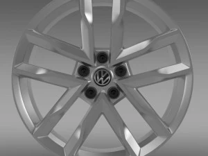 volkswagen polo tsi bluemotion rim 3D Model