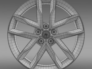 volkswagen polo tsi bluemotion rim Modello 3D