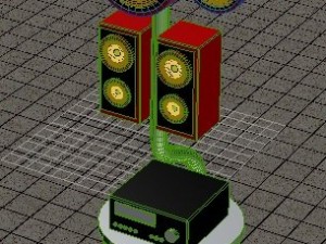 akkustik system 3D Model