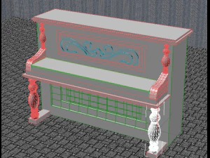 piano 3D Model