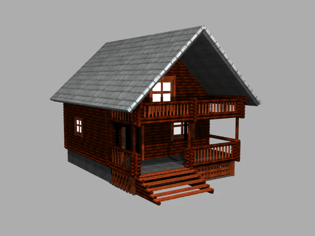 casa pequena Modelo 3D .c4d .max .obj .3ds .fbx .stl .blend 