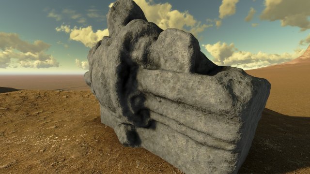 secular stone 3D Model .c4d .max .obj .3ds .fbx .stl .blend 