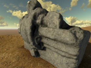 secular stone Model 3D