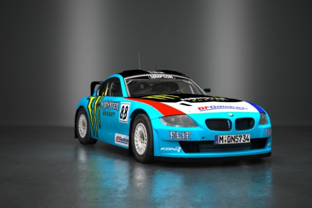 bmw z4 motorsport 3D Модель .c4d .max .obj .3ds .fbx .stl .blend 