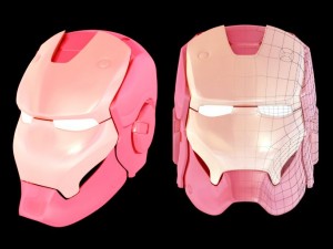 iron man helmet Model 3D