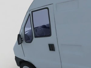fiat van for radio transmission 3D Model