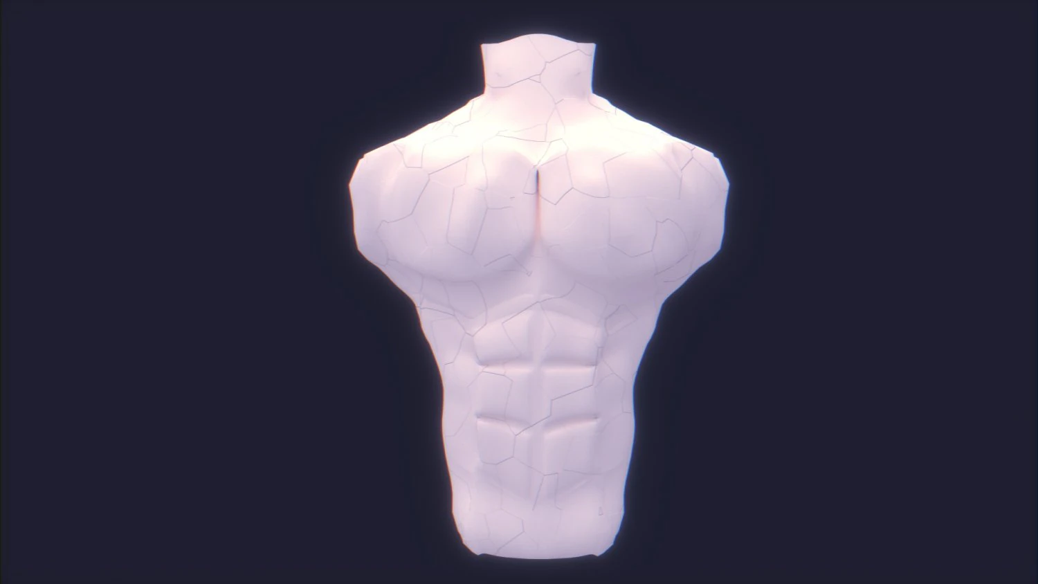 male bust 3D Model .c4d .max .obj .3ds .fbx .stl .blend 
