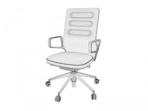 vitra ac4 office chair Modèle 3D