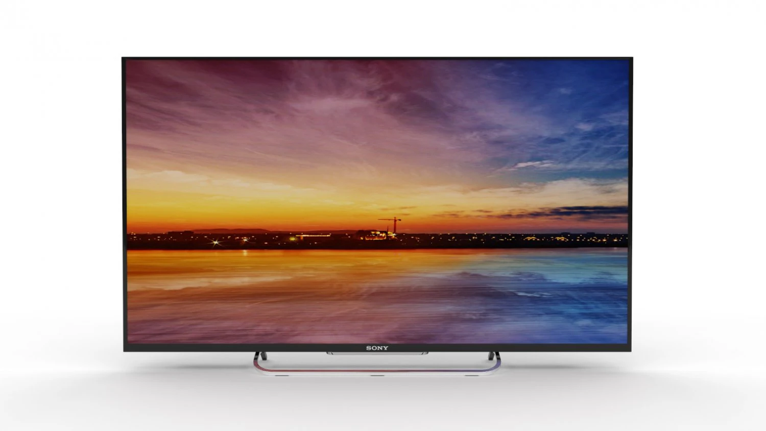 sony w8 led tv 3D Model .c4d .max .obj .3ds .fbx .stl .blend 