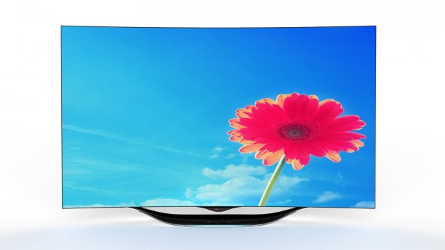 lg 55ec9300 curved oled tv Modelo 3D .c4d .max .obj .3ds .fbx .stl .blend 