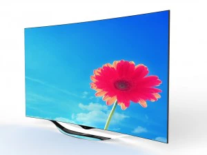 lg 55ec9300 curved oled tv 3D Model