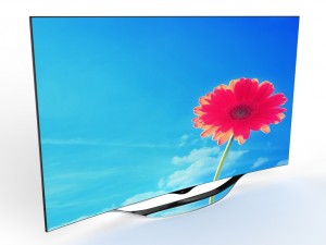 lg 55ec9300 curved oled tv Modelo 3D