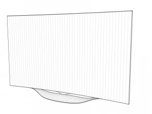 lg 55ec9300 curved oled tv 3D Model
