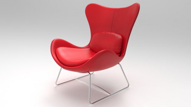 calligaris lazy armchair 3D Model .c4d .max .obj .3ds .fbx .stl .blend 