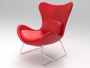 calligaris lazy armchair 3D मॉडल