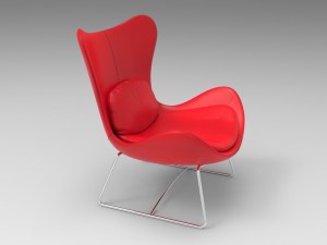 calligaris lazy armchair 3D Model