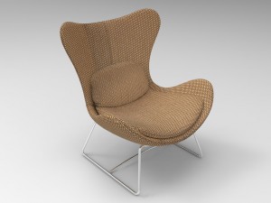calligaris lazy armchair 3D Model