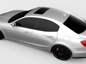 maserati ghibli Modèle 3D