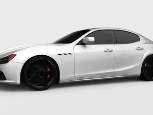 maserati ghibli Modèle 3D