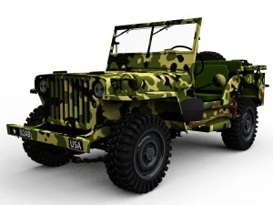 지프 윌리스 3D 모델