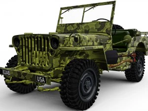 지프 윌리스 3D 모델