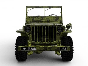 지프 윌리스 3D 모델