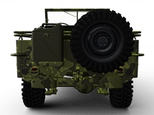 jeep willys 3D मॉडल