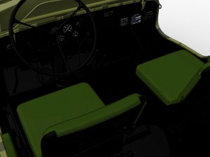 jeep willys 3D मॉडल