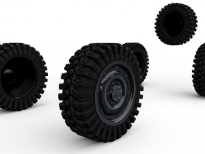 jeep willys 3D मॉडल