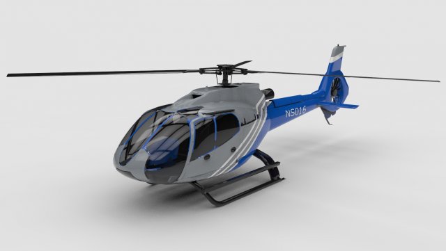 Inspecteur vlot zwart generic helicopter Free 3D Model in Helicopter 3DExport