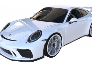 2018 porsche 911 gt3 3D मॉडल