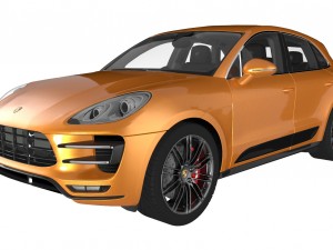 porsche macan turbo Modèle 3D